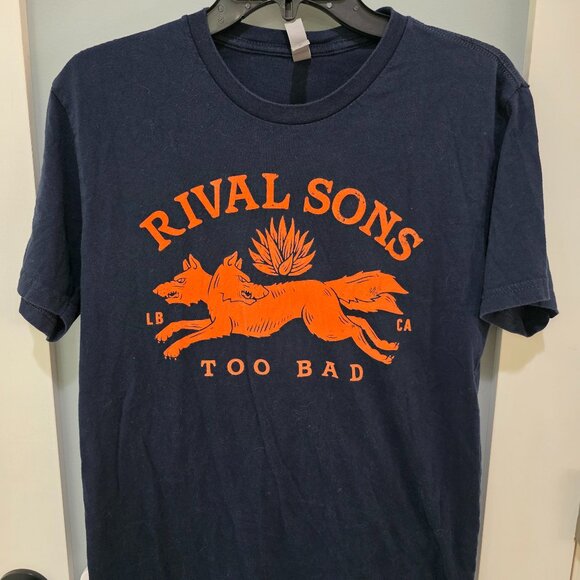 Other - Rival Sons Band T-Shirt “Too Bad” Graphic Tee – Men’s Medium Navy Blue
